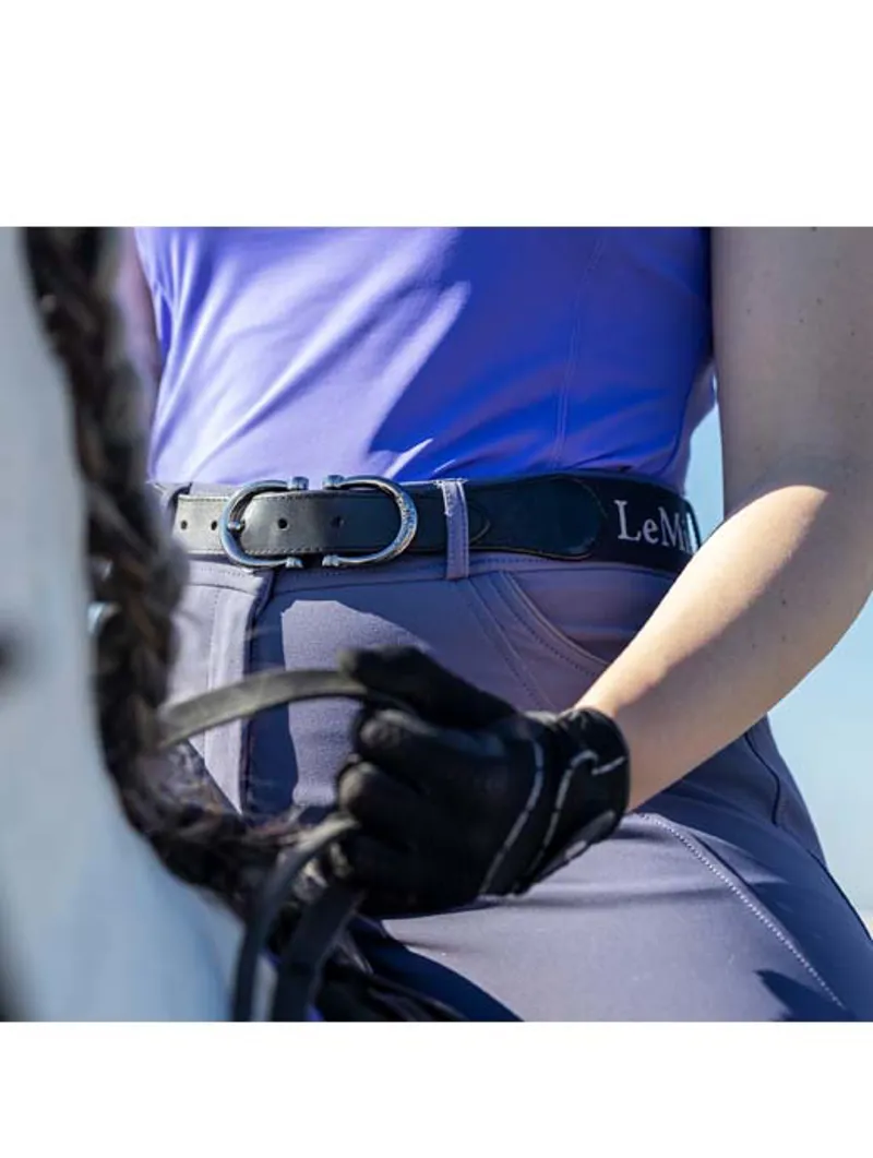 Le Mieux Elasticated Belt Navy-1